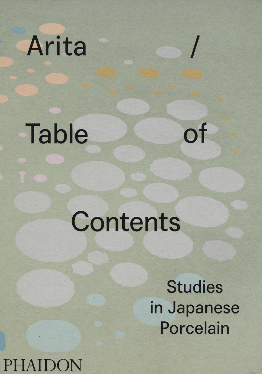 Arita table of contents studies in Japanese porcelain