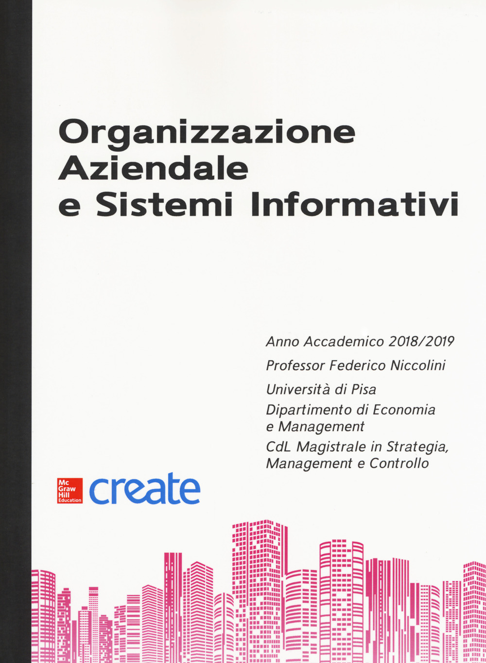 Organizzazione aziendale e sistemi informativi