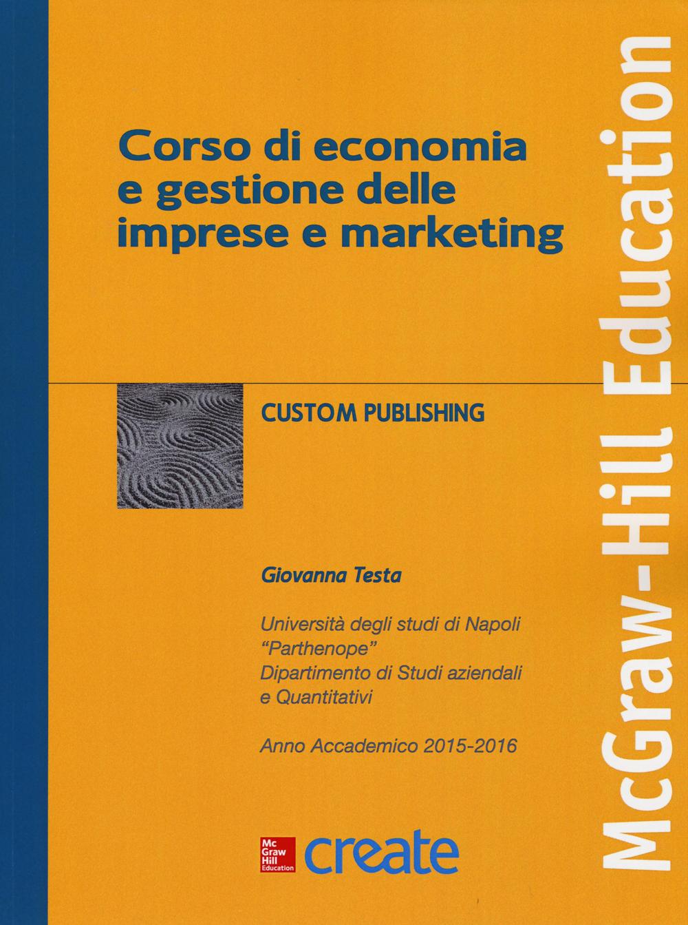 Corso di economia e gestione delle imprese e marketing