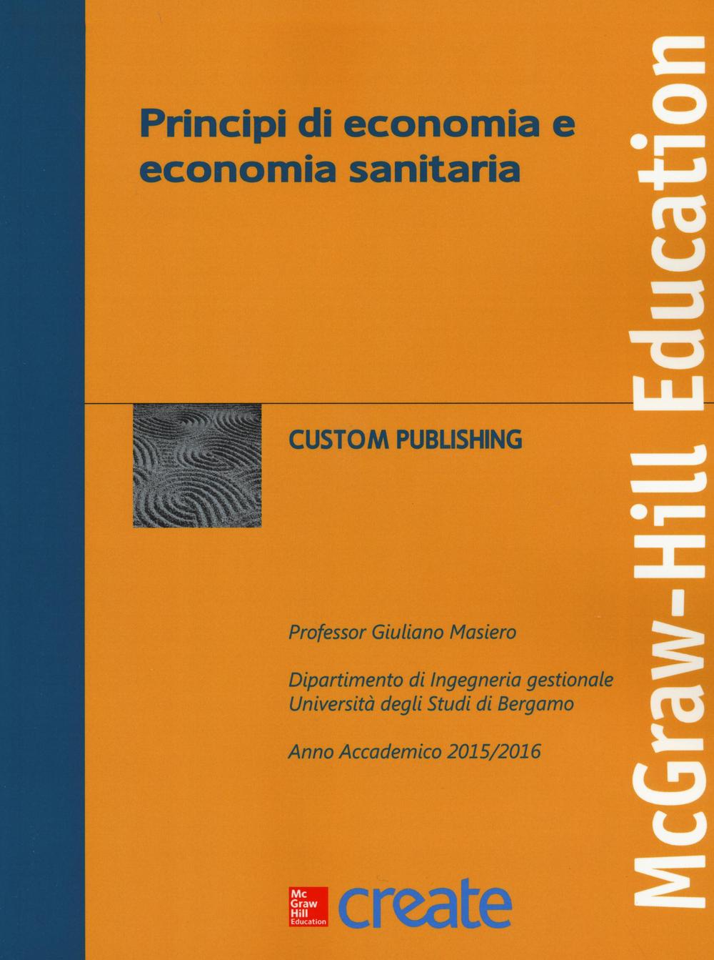 Principi di economia e economia sanitaria