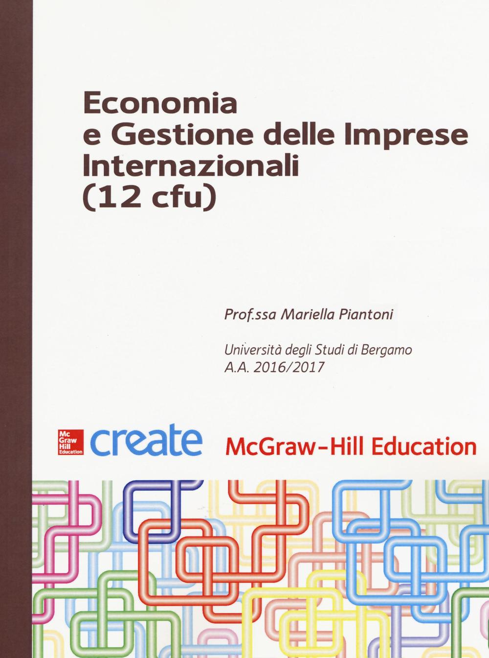 Economia e gestione delle imprese internazionali 12 cfu