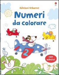 Numeri da colorare. Con stickers