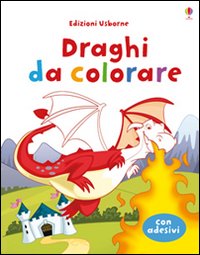 Draghi da colorare. Con adesivi
