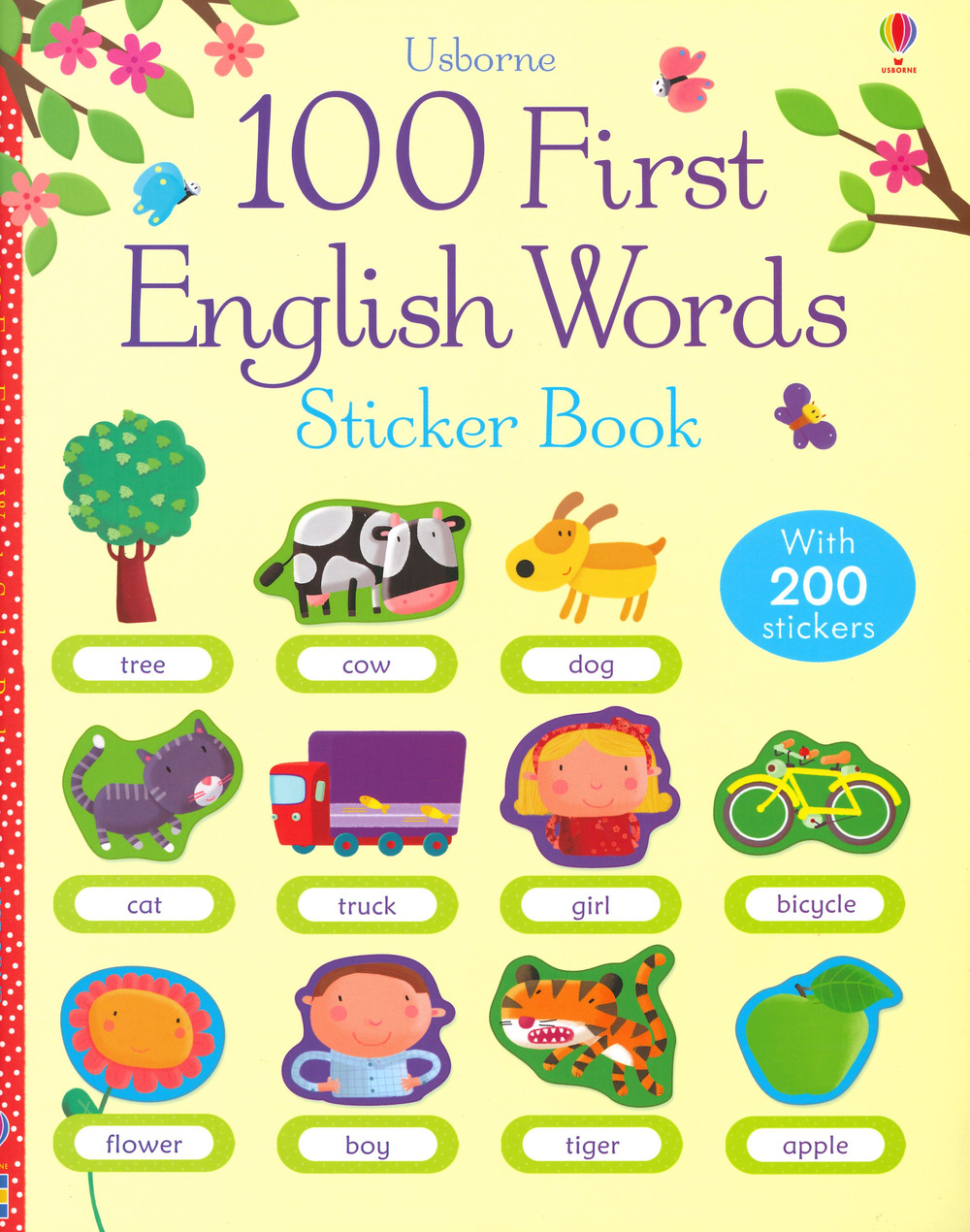 100 first english words. Sticker book