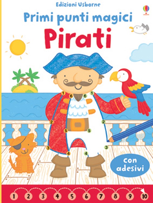 Pirati. Primi punti magici. Con adesivi