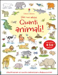 Quanti animali! Con adesivi