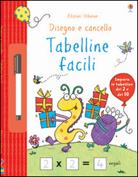 Tabelline facili. Disegno e cancello