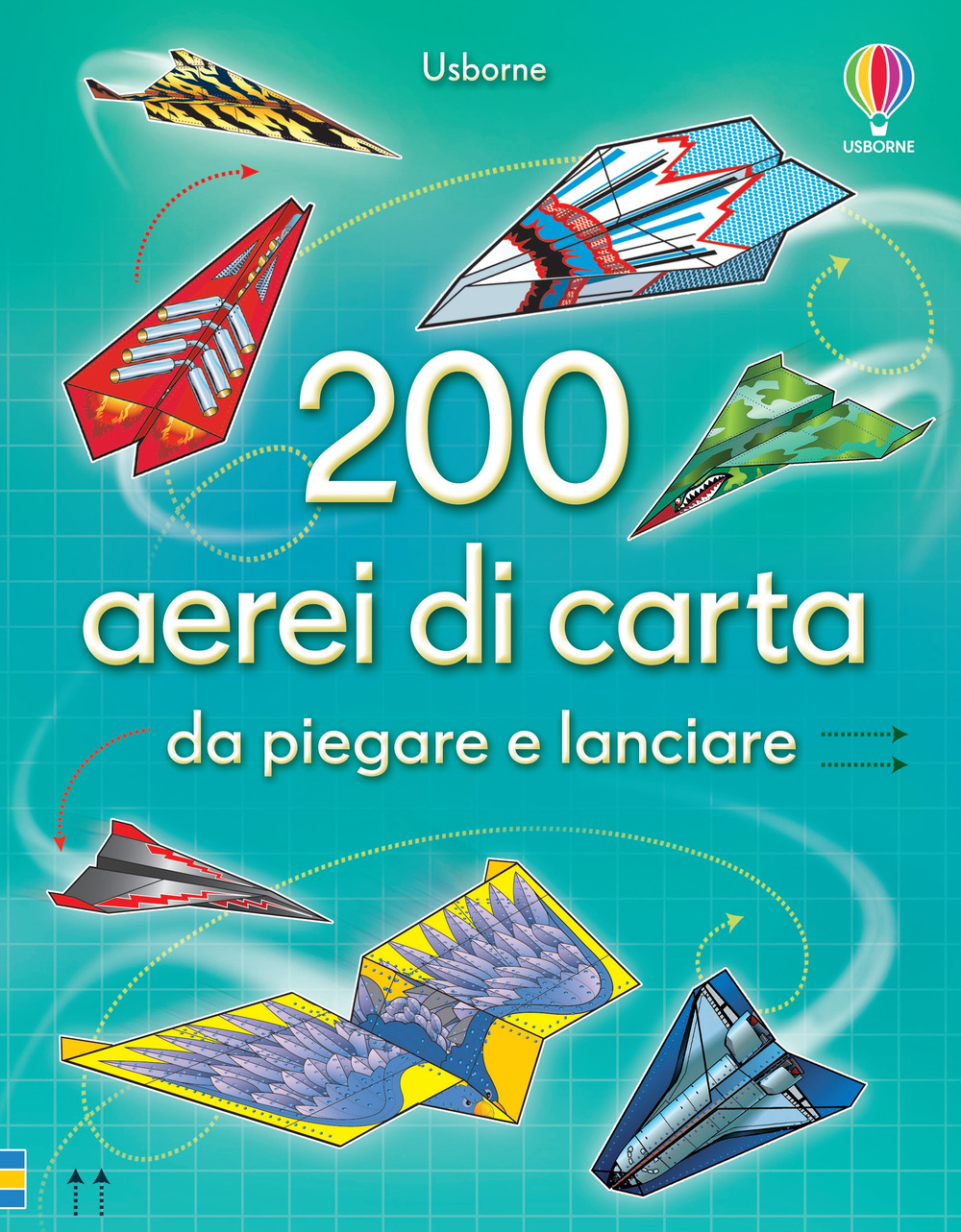 200 aerei di carta da piegare e lanciare