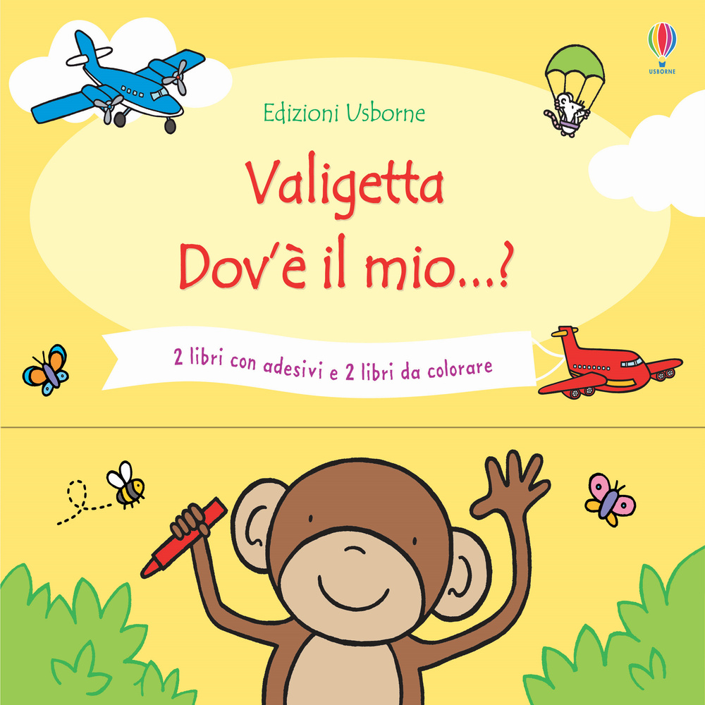 Dov'è il mio...? 2 libri con adesivi e 2 libri da colorare