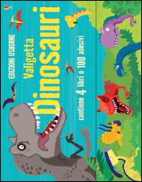 Valigettta dinosauri. Con adesivi