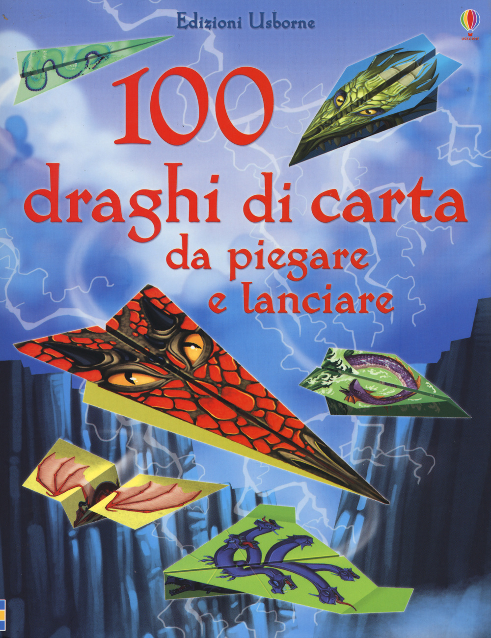 100 draghi di carta da piegare e lanciare