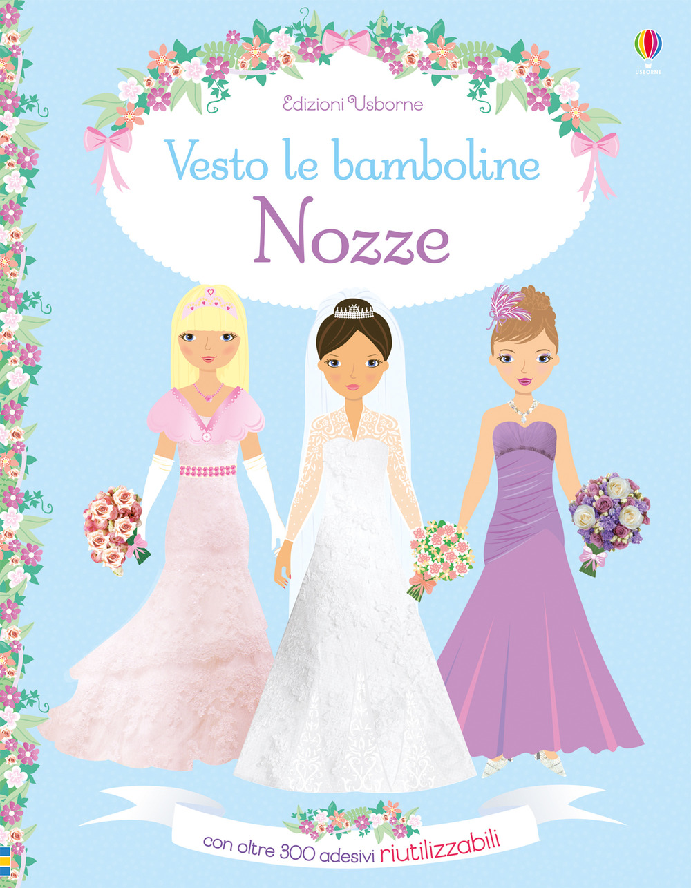 Nozze. Vesto le bamboline. Con adesivi