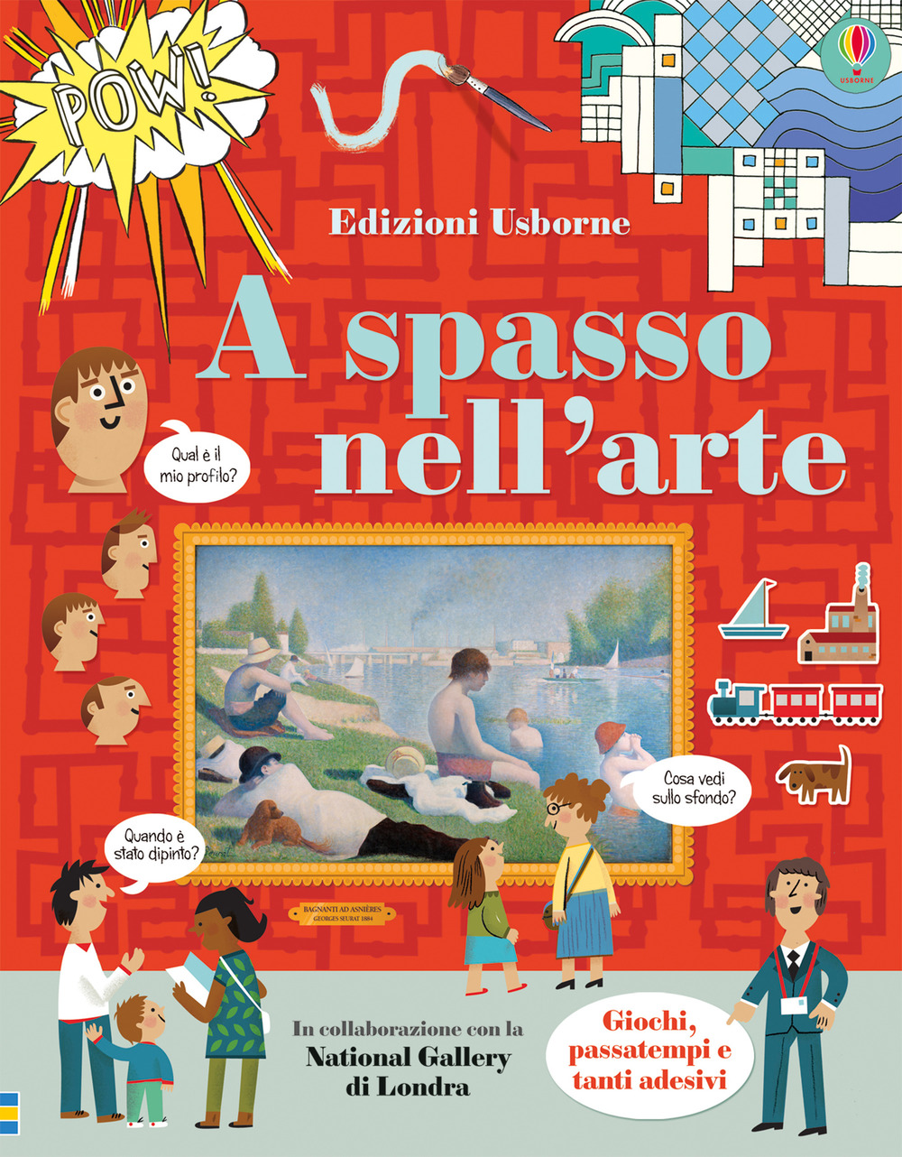 A spasso nell'arte. Con adesivi
