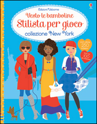 Collezione New York. Vesto le bamboline. Con adesivi