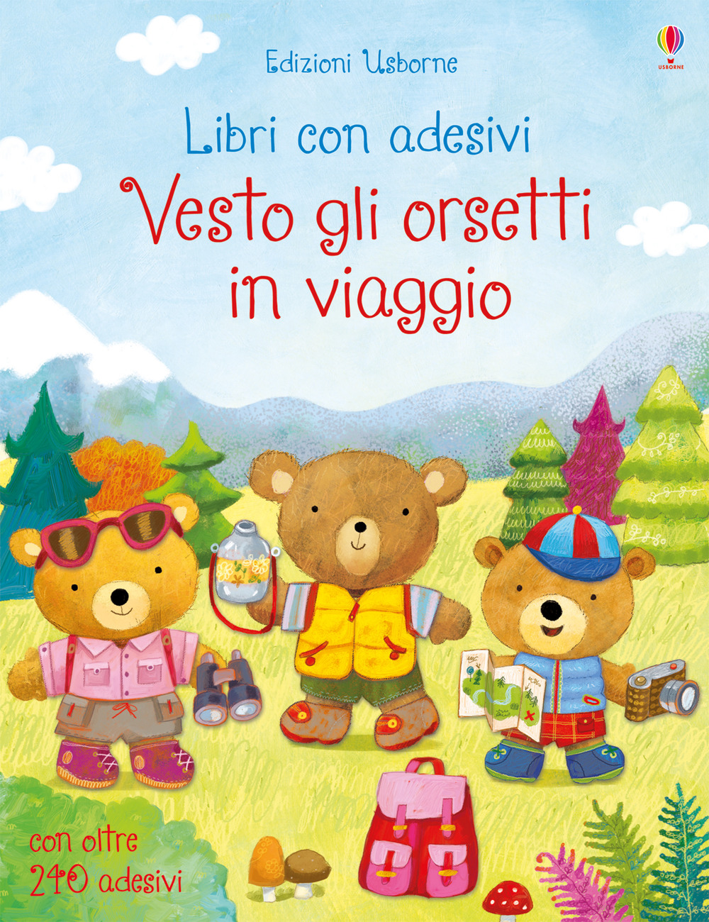 Vesto gli orsetti in viaggio. Con adesivi