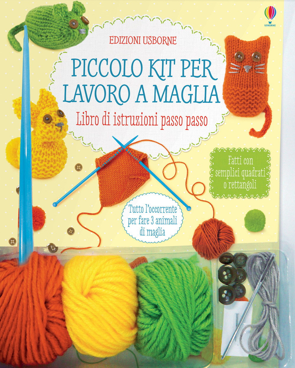 Piccolo kit per lavoro a maglia