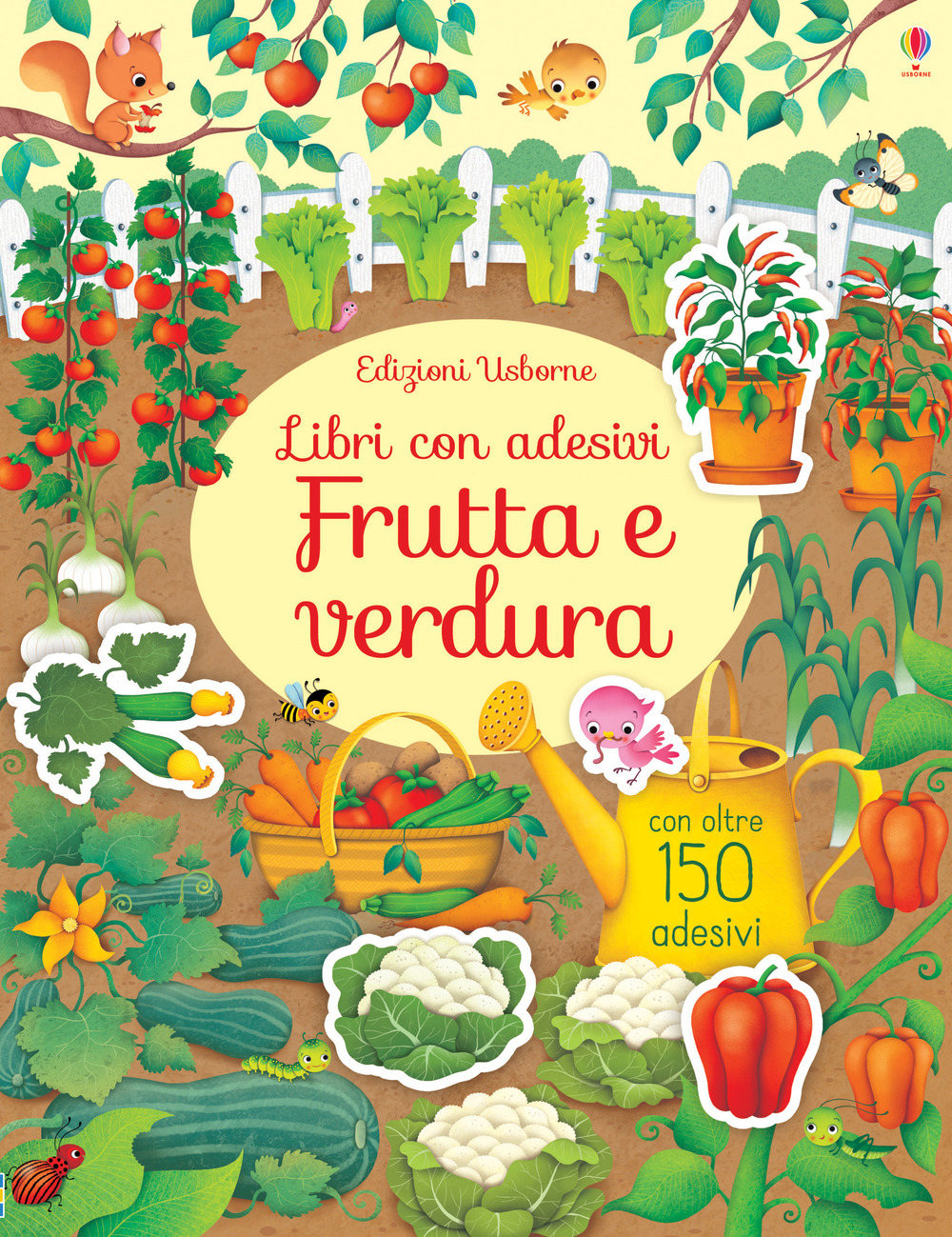 Frutta e ortaggi. Libri con adesivi