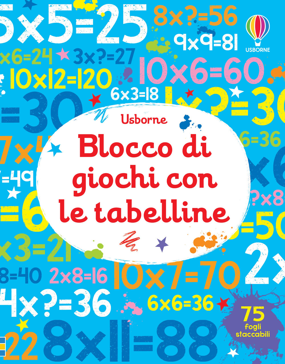 Blocco di giochi con le tabelline
