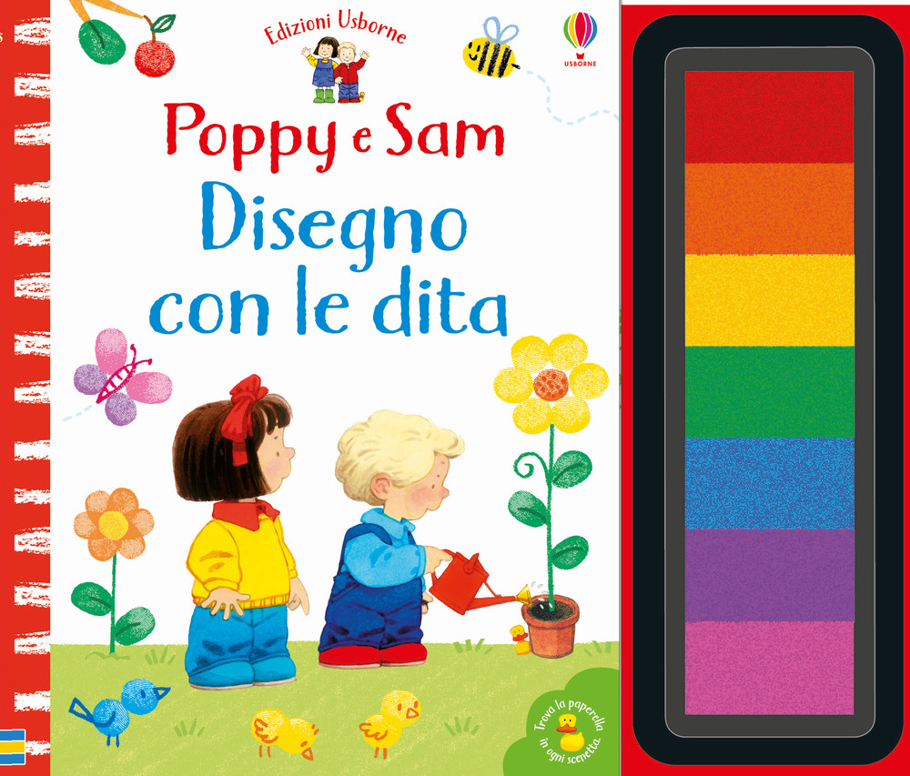 Disegno con le dita. Poppy e Sam
