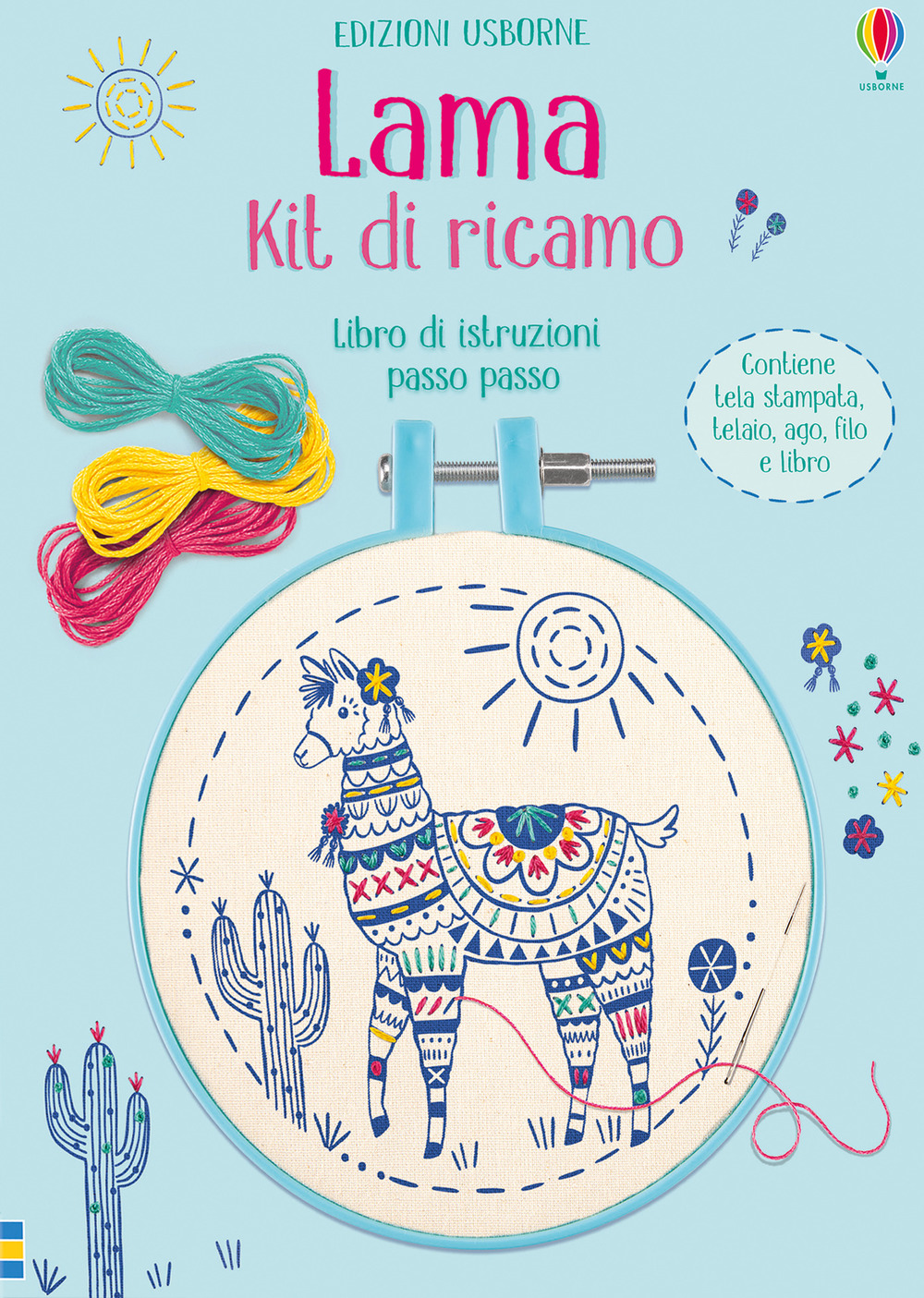 Lama. Kit di ricamo