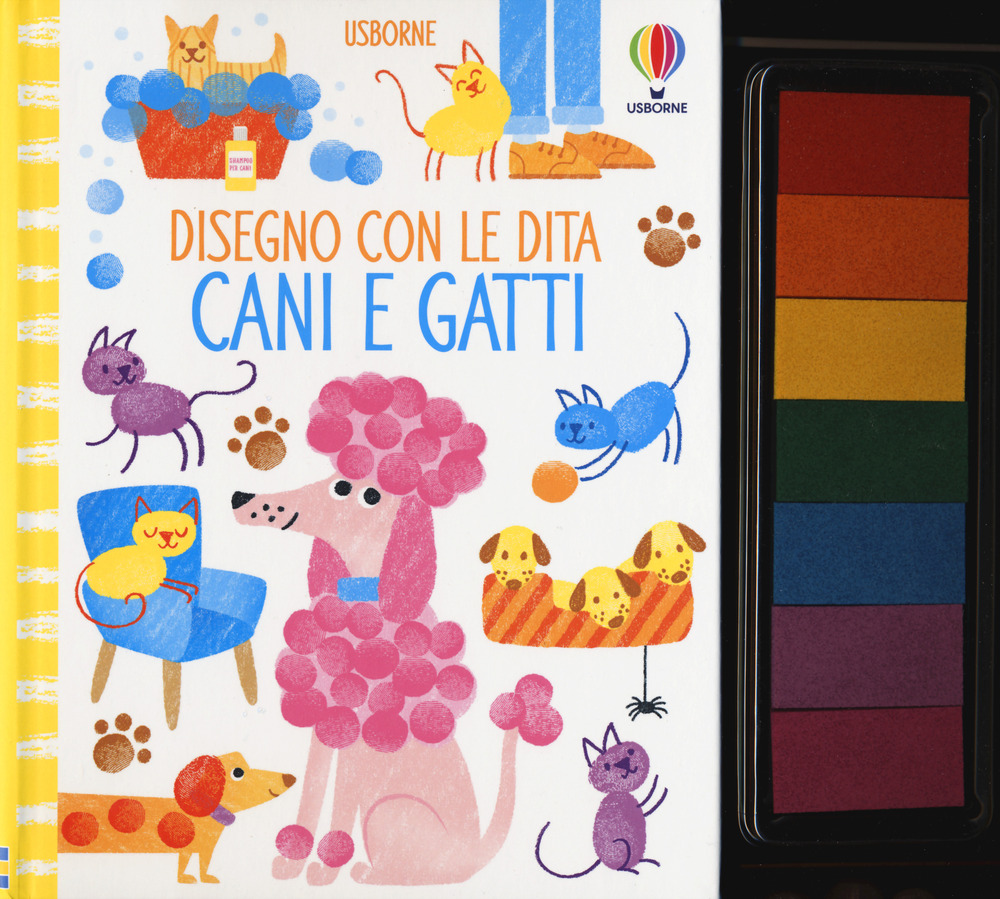 Cani e gatti. Disegno con le dita