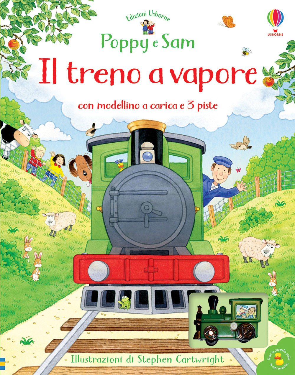 Il treno a vapore. Poppy e Sam