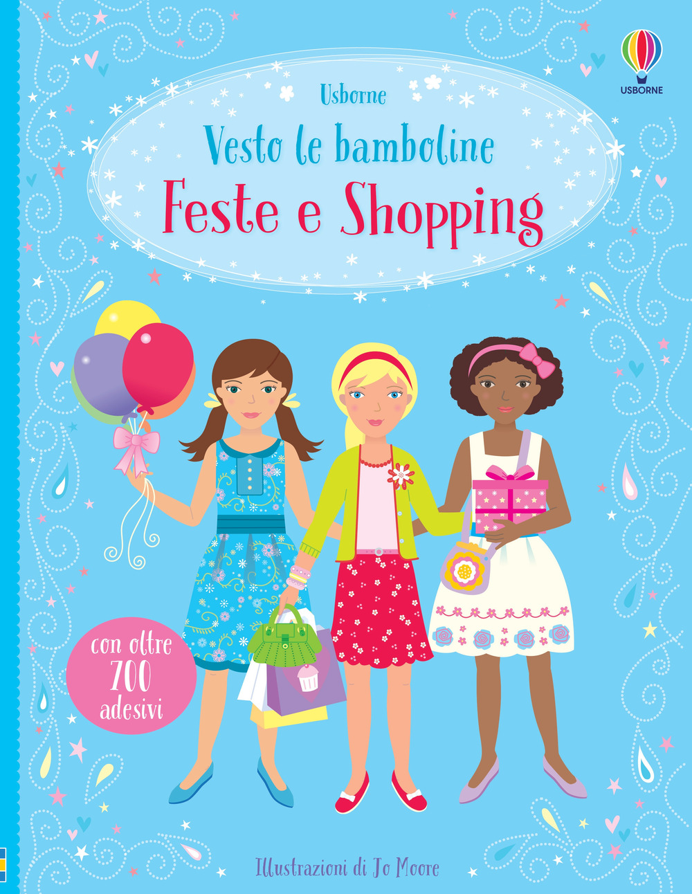 Feste e shopping. Con adesivi