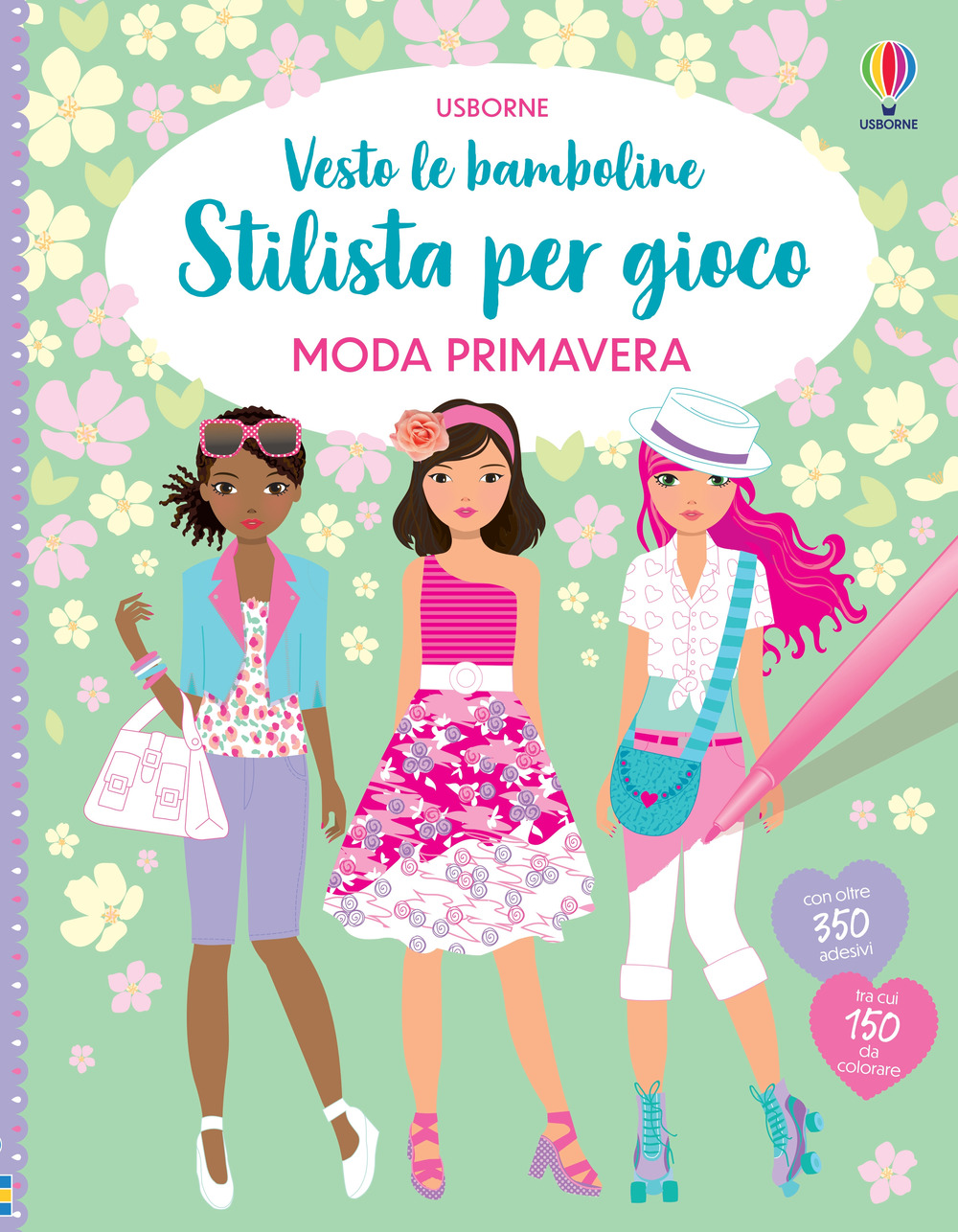 Moda primavera. Con adesivi