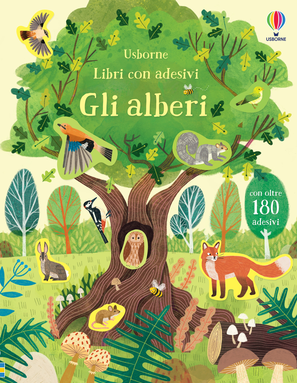 Gli alberi. Con adesivi