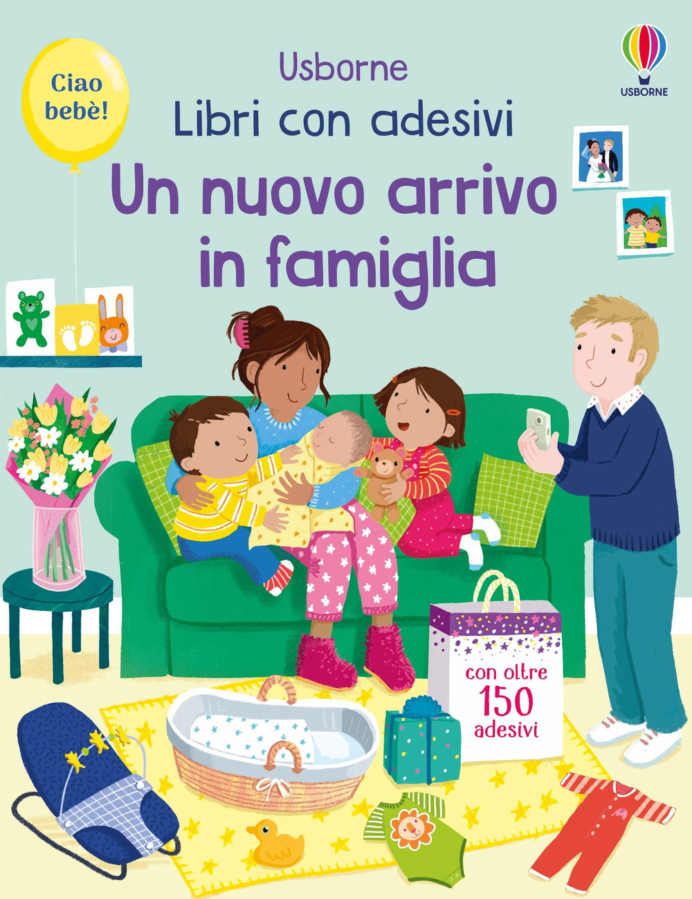Un nuovo arrivo in famiglia. Con adesivi