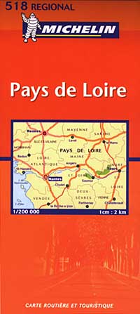 France. Pays de Loire 1:200.000