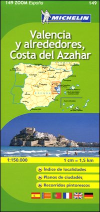 Valencia y alrededores, Costa del Azahar 1:150.000