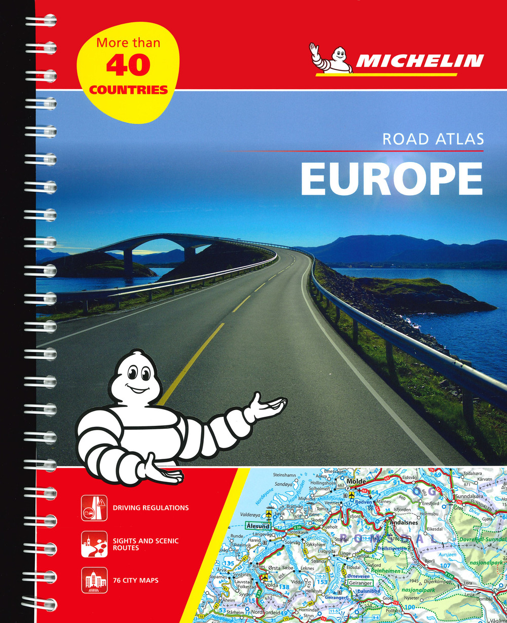 Europe. Roads atlas
