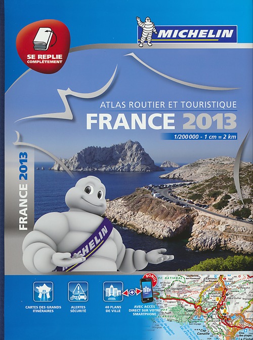 France. Atlas routier et touristique multiplex 2013 1:200.000