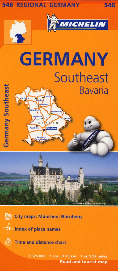 Germany Southeast 1:375.000