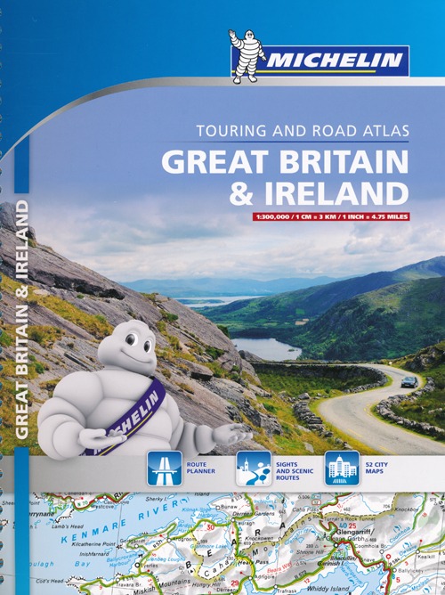 Great Britain & Ireland. Touring and road atlas 1:300.000