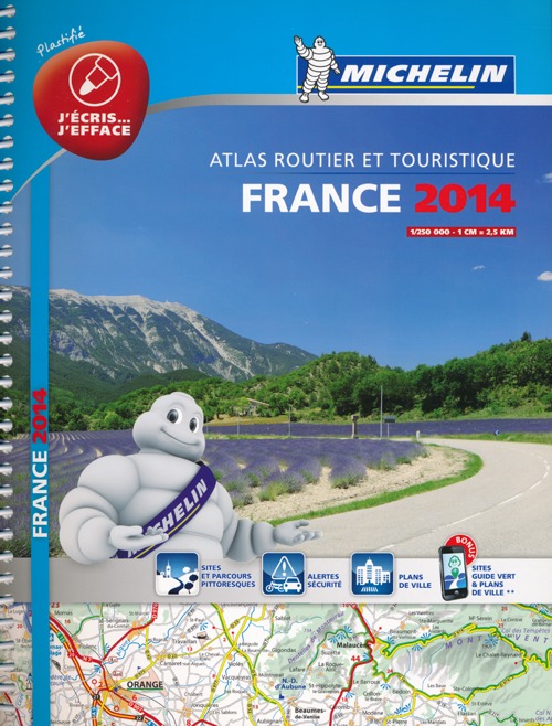 France. Atlas routier et touristique 2014 1:250.000