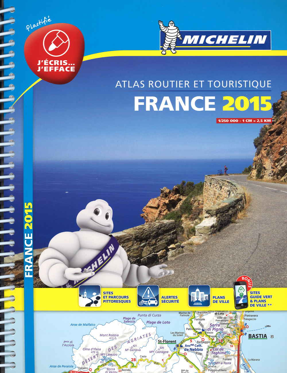 France. Atlas routier et touristique 2015 1:250.000