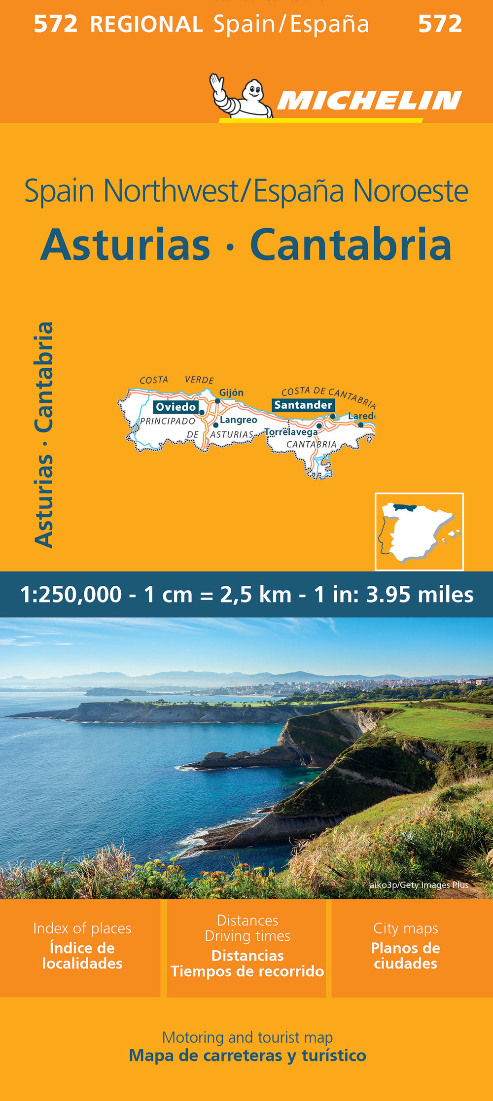 Asturias, Cantabria 1:250.000