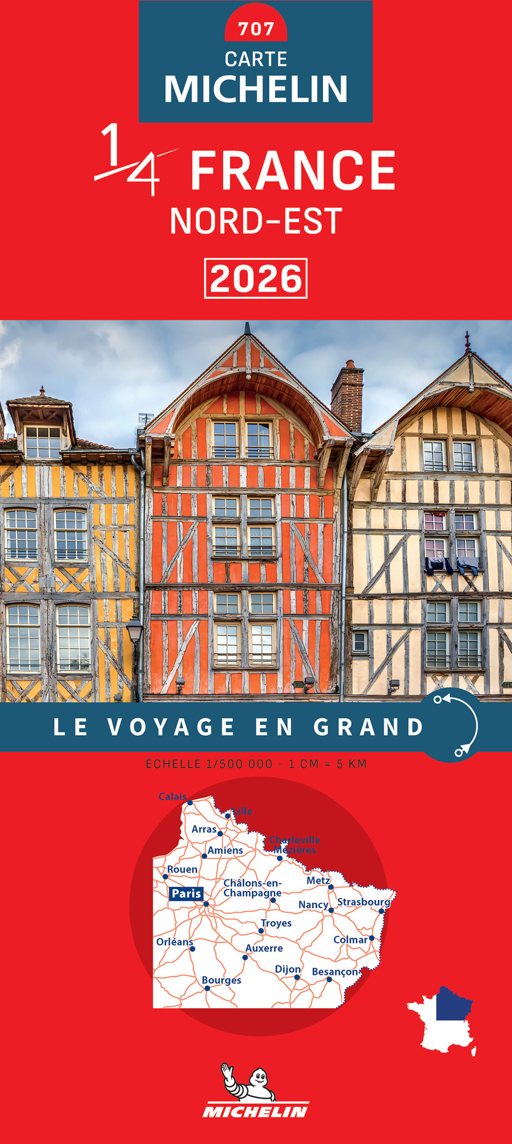 France Nord-Est 1:500.000