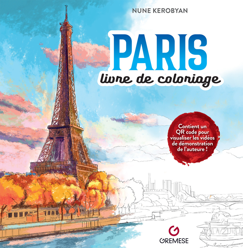 Paris. Livre de coloriage