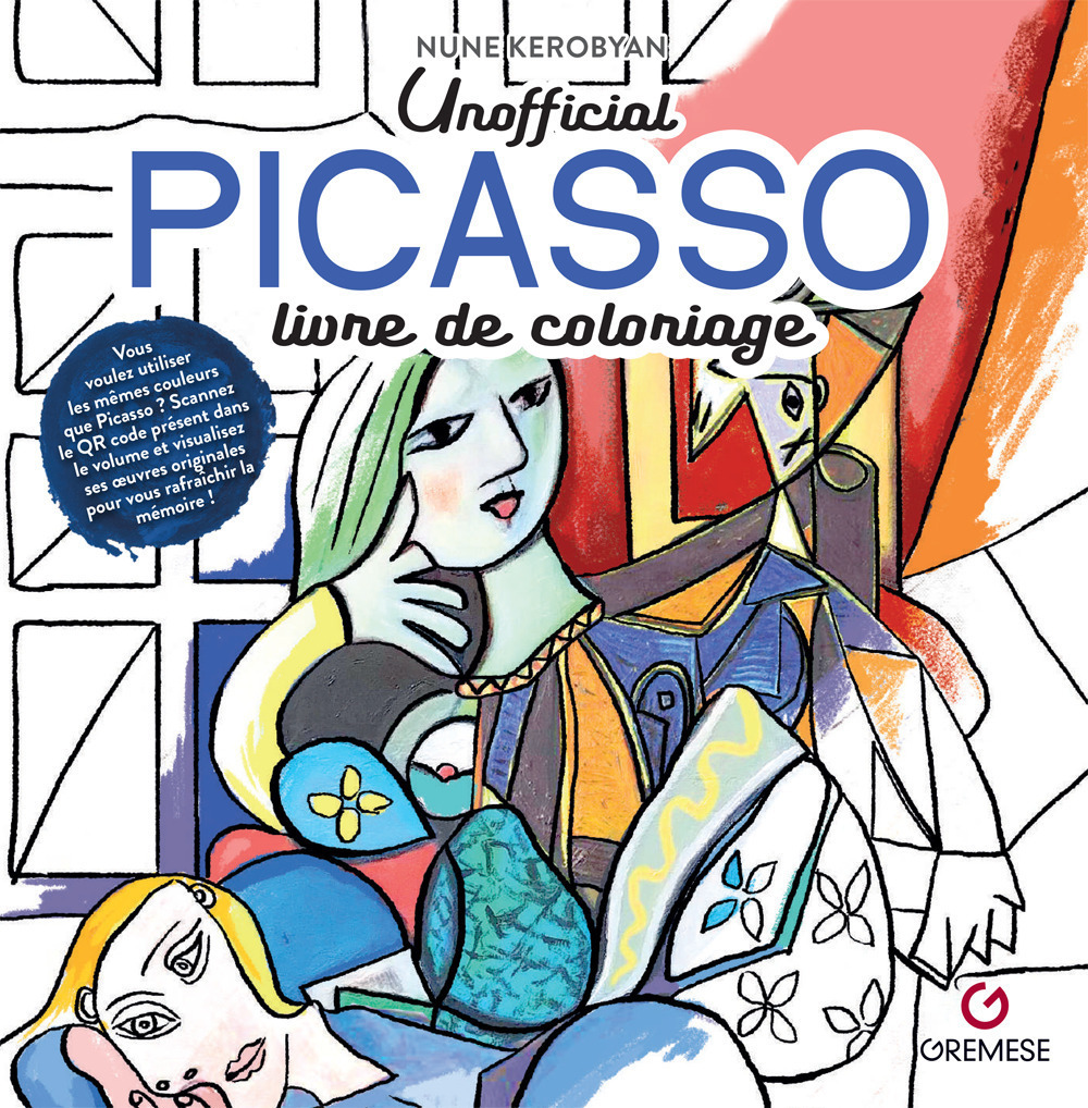 Pablo Picasso. Livre de coloriage. Non officiel