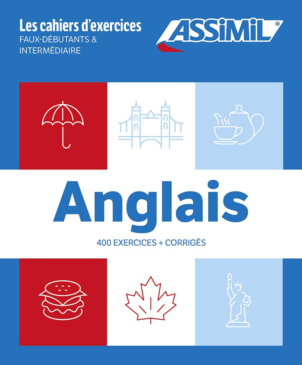 Anglais. Coffret Cahiers d'exercices. Faux Débutants & Intermédiaire