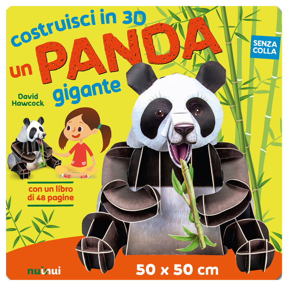 Un panda gigante. Costruisci in 3D