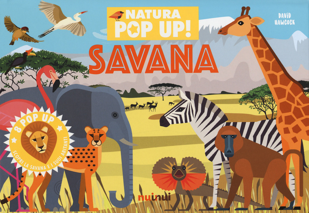 Savana. Natura pop-up!