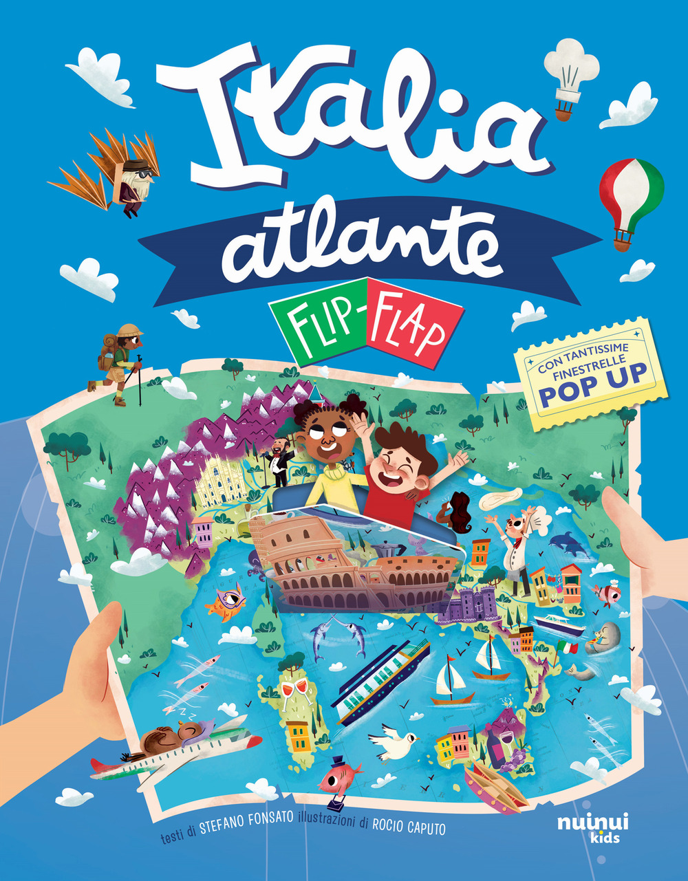 Atlante d'Italia flip-flap. Viaggi intorno al mondo