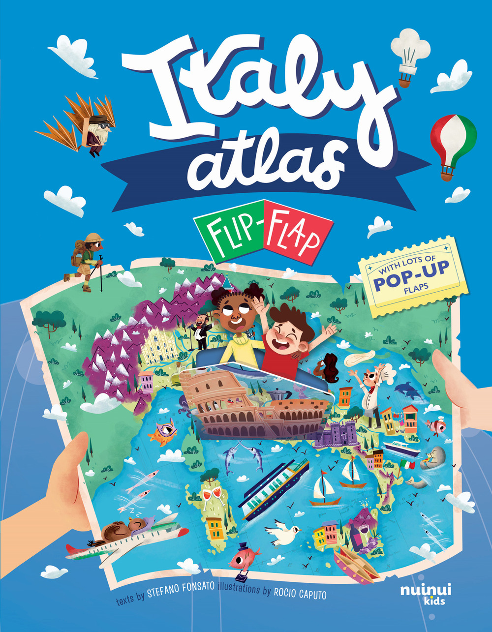 Italy. Atlas flip-flap