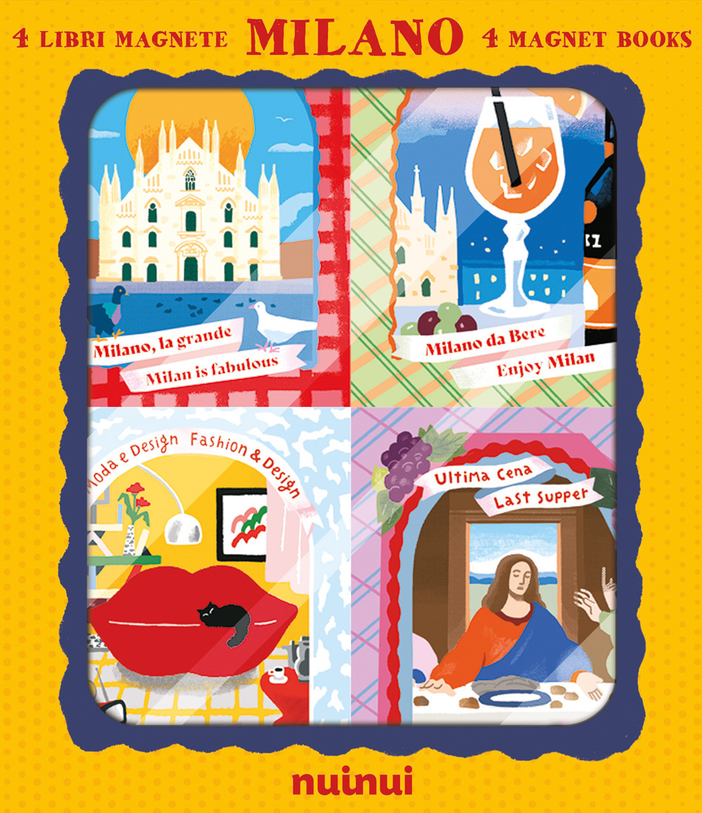 Milano. 4 libri magnete