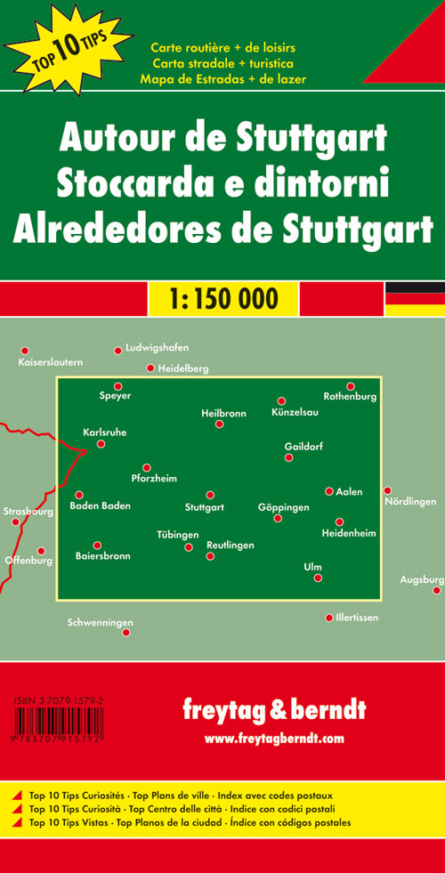 Greater Stuttgart 1:150 000