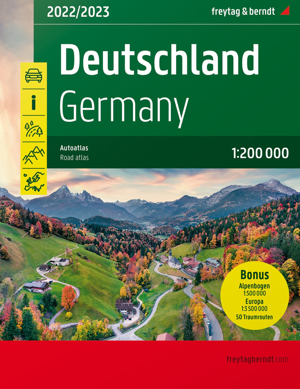 Deutschland, Autoatlas 1:200.000